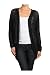 2LUV Women's Draped Open Front Knit Cardigan