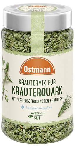 Ostmann Gewürze - Kräutermix für Kräuterquark | gefriergetrocknet, besonders aromatisch | 15 g im Glas