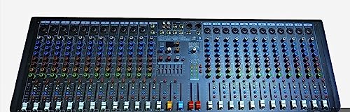 Image of kh Professional Channel Audio Mixer, 23 Mono & 1 Stereo Channel, Mixing Console and Two Aux Paths w /USB Audio Interface, BT Function, 16 DSP Effects, 7-Band EQ, For Studio, Stage (24 Channel)