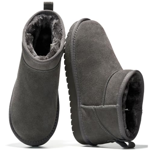 Image of Project Cloud Genuine Leather Ankle Boots for Women - Water Resistant with Memory Foam Insole Winter Boots - Trending Shoes & Comfortable Women's Ankle Boots (Hippy)