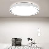 【Nachtlichtfunktion und Speicherfunktion】 Schalten Sie mit einer Taste auf der Fernbedienung schnell auf die Schlaffunktion um, wenn Kinder ohne Licht nicht schlafen können. Die Lampe speichert die letzten Einstellungen nach dem Ausschalten, wodurch die Mühe erspart wird, bei jedem Einschalten des Lichts den gewünschten Zustand zu wählen. (Hinweis: Wenn Sie die Lampe innerhalb von 60 Sekunden nach dem Ausschalten über den Lichtschalter einschalten, es wird das Ändern der Farbtöne sein.)