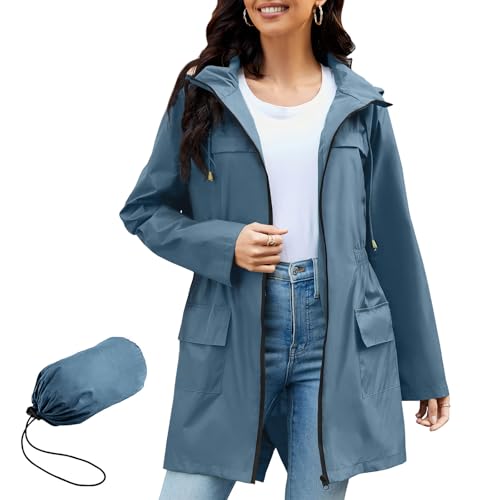 PONCEAU Women's Waterproof Raincoat