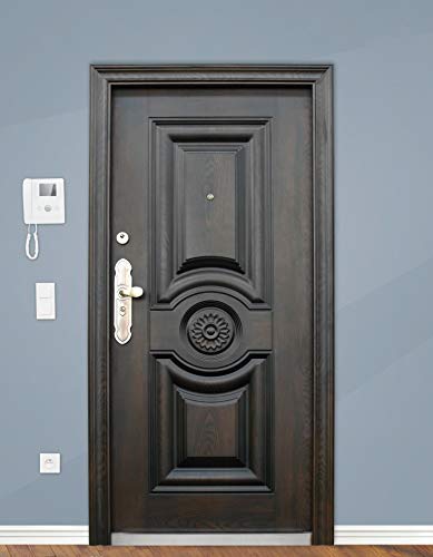 ✅APPREZZATA:chiunque acquista questi portoni design moderno marrone scuro ne rimane felice