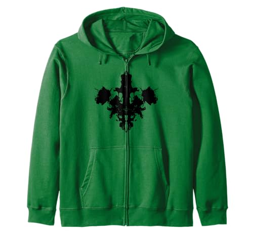 Camiseta de prueba de manchas de tinta Rorschach, camiseta de psicología Sudadera con Capucha