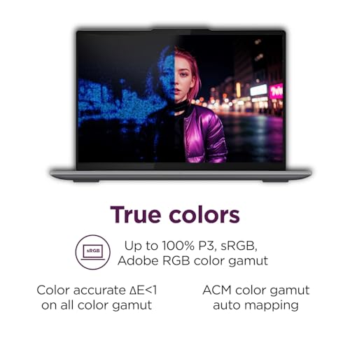 Image of Lenovo Yoga Pro 9i 16 inch Laptop, Intel Core 9 185H, NVIDIA GeForce RTX 4060, 3.2K Mini-LED 165Hz 1200-nits 100% sRGB Touchscreen Display, 32GB LPDDR5X RAM, 2TB PCIe 4.0 SSD, Win 11 Home, w /Accessory