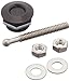 Quik-Latch Products QL-25-SB1 1" Diameter Black Anodized Aluminum Mini Quick Release Latch