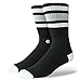 Stance Men's BOYD 4 CREW Sockshosiery, black, LARGE