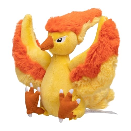 Peluche Pokémon fit Sulfura pour décorer un bureau de joueur de jeux vidéo