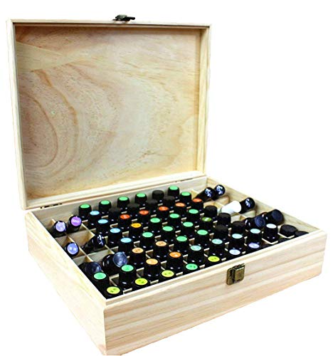 Gracelaza 68 Slots Wooden Essential Oil Organizer - Image 2