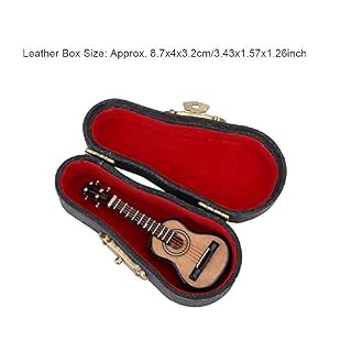 01 Guitare de Maison de poupée Guitare Miniature Durable 1:12 pour Maison de poupée - Les Beatles, Paul McCartney, John Lennon, RIngo Starr, George Harrison 01 Guitare de Maison de poupée Guitare Miniature Durable 1:12 pour Maison de poupée – Image 5