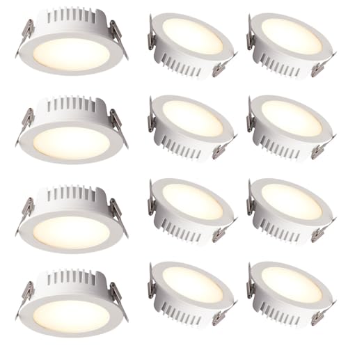 Luminaire antirouille extérieur et plafonnier encastré LED mince étanche pour zone humide