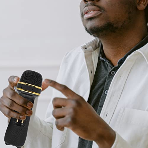 EXCEART Máquina de Karaokê Casa de Microfone Fio Portátil Fio Handheld Microfone para KTV Festa de A