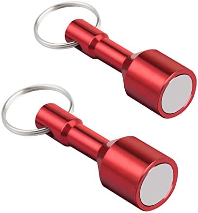 Strong Keychain Magnet for Testing Brass, Neodymium Pocket Magnets for Purse,Gold,Silver,Jewelry,Ferrous Metals Test Magnet Hanging Keys Holder