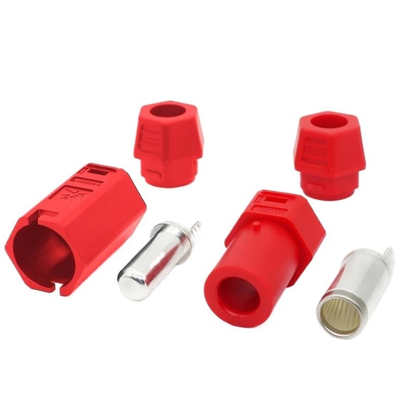 Connecteur QS10H 180A en laiton argenté rouge avec résistance pour vos montages RC
