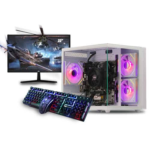 Veno Scorp Budget Gaming PC 22 Bundle Intel Core i3-8GB RAM - 500GB HDD GTX 750 4GB Mini Nemesis ARGB Gaming Case - WINDOWS 11