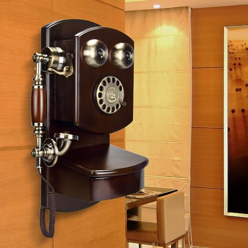Téléphones antiques à l'ancienne mode avec cadran classique pour maison et hôtel