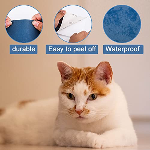 6pcs Cat Nail File Scratching Strips, 3 Sizes Blue 120 Grit Claw Sandpaper for Cats Scratch Pad With Reliable Rounded Corners - Image 4
