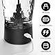 Euakee Elektrisch Protein Shaker, Shaker Flasche mit Pulverfach, 650ML Eiweiß Mixer, USB-C Wiederaufladbar, Elektrischer Eiweiß Shaker für Potein Pulver und Milchshake, BPA-frei (Schwarz)