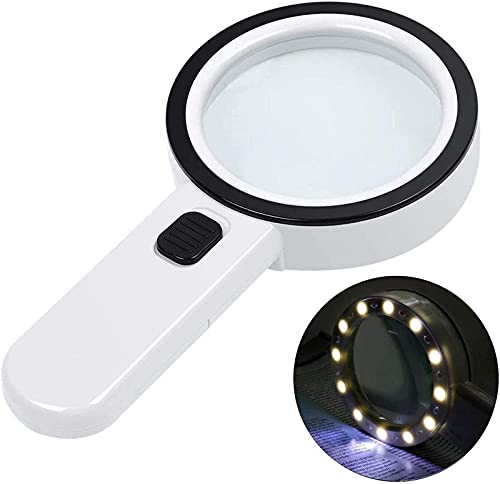 Loupe de poche double verre 30X fini la fatigue visuelle face aux petits mots