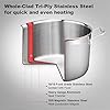 Duxtop Whole-Clad Tri-Ply Stainless Steel Stockpot with Lid, 8 Quart, Kitchen Induction Cookware #1