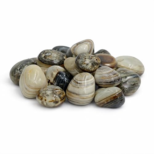 Image of Crystal Sulemani Tumble Stone |50 gm Tumbled Gemstones | Reiki Healing Stones | Home Decor Pebbles | Aquarium Gravel | Garden & Table Decor