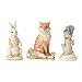 Enesco Jim Shore Heartwood Creek White Woodland Animal Figurine Set, 2.875", Multicolor