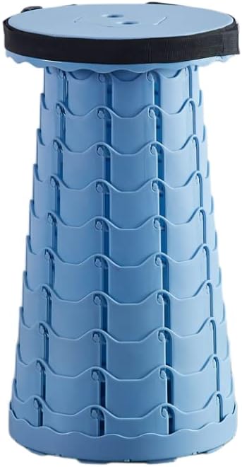 Miniatura 1 de Taburete retráctil mejorado, taburete portátil ligero para acampar con una capacidad de carga de 400 libras, campamento para adultos, pesca,