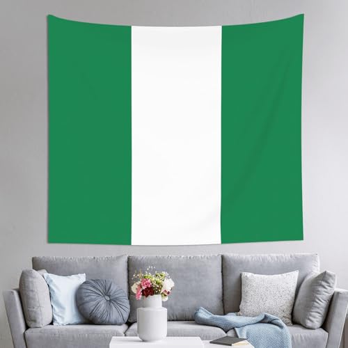 Tapisserie drapeau Nigeria pour célébrer vos racines dans votre chambre