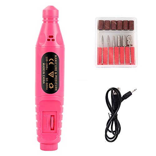 Rechargeable Nail Drill Bit Electric Apparatus Machine For Manicure Pedicure Milling Cutter for Manicure Nail Art Gel Remover