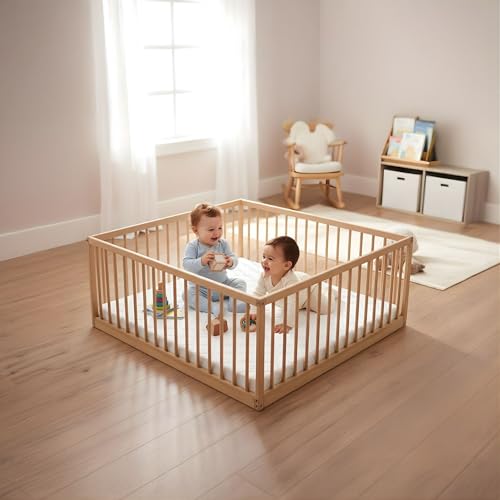 Laufstalleinlage 100x100 cm - Laufstall Laufgitter Baby Matratze Laufstallmatratze Laufgittereinlage aus Schaumstoff für Kinder Babymatratze Spielmatratze Oeko-Tex 100 x 100