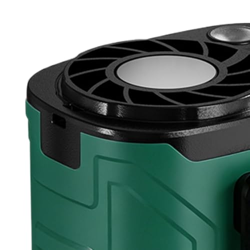 Ventilador de cintura portátil contra el calor con 199 niveles de flujo 7