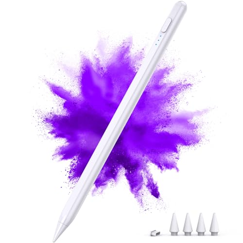 DEGGE Stylus Pen for iPad 2018-2025, 15Mins Fast Charge for Apple Pencil, Palm Rejection, Compatible with iPad A16 11/10/9/8/7/6, iPad Pro M5/M4/12.9"/11", iPad mini 7/6/5, iPad Air M3/M2/5/4/3 by DEGGE - Used condition - US$12.94