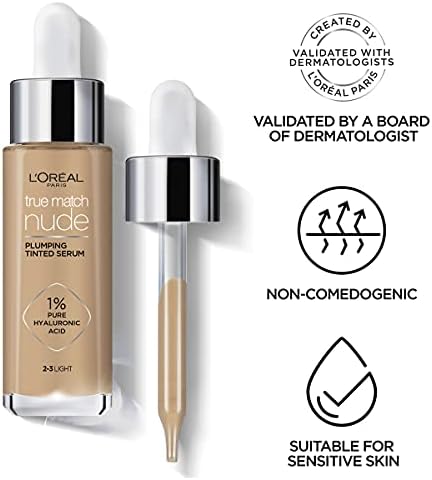 L'Oréal - True Match Nude Plumping Tinted Serum - Deep 8-10