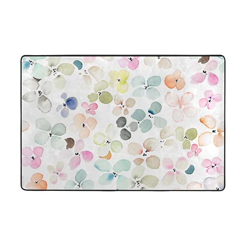 Tapis de sol super doux multicolore sans perte de poils pour chambre - 2