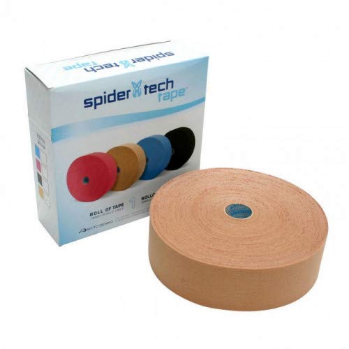 SPIDERTECH Kinesiology Tape - Bulk Professional Roll - 50mm x 31.5m, Gentle