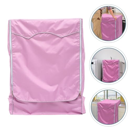 Cubierta de lavadora para cocina y exteriores en tejido rosa lavable 7