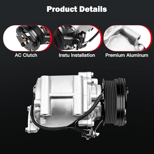 Image of Air Conditioning Compressor for Ford Freestyle Five Hundred 3.0L 2005-2007