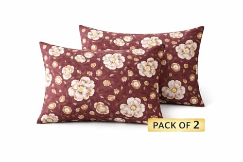 Image of AAZEEM Microfibre Double Bedsheet 100% Microfibre Full Size Sheets Set, Soft & Comfy Thick Full Fitted Bed Sheets Set, Machine wash | Brown |Bedsheet Size -90 X 100 Inches Pillow 17 X 27 Inches |
