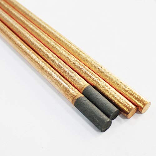 Kamas copper coated graphite carbon electrode rod round 4mm 5mm 6mm 8mm 10mm 12mm spot welding shrinking car body repair tools welding - (Diameter: round 6mm)