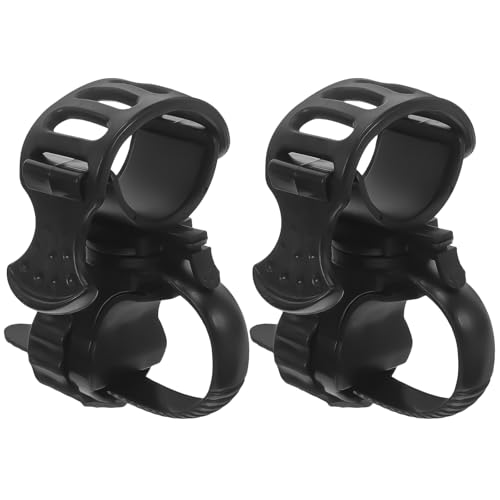 JHKNNK Soporte para Muletas de Silla de Ruedas de Goma Negro, Porta Bastón Ligero y Fácil de Instalar, Accesorio Práctico para Organizar Bastones en Sillas y Scooters de Movilidad,