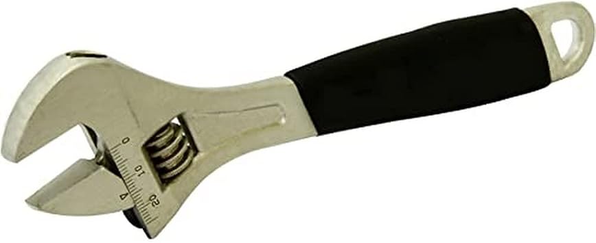 Rolson 19013 Adjustable Wrench, 200 mm