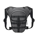 MOONKUI Bolsa Pierna Riñonera Multifuncional para El Muslo para Motocicleta Riñonera para Exteriores Impermeable Ajustable(4)