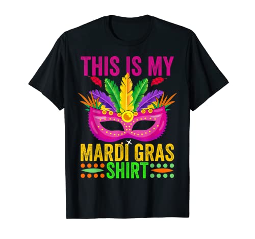 Divertido disfraz de Mardi Gras, This Is My Mardi Gras Camiseta