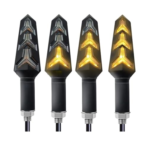 Clignotants moto LED universels clignotant arrière pliable et lampe indicateur moto