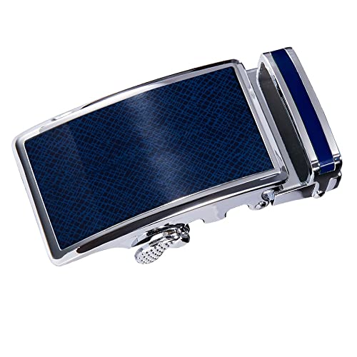 Cow Leather Formal Men Belt Vintage Automatic Buckles Suit Dress Business Waistband Gift Boxed Mens Belts Set (Color : Brown Size : 110cm) (Brown 120cm)3