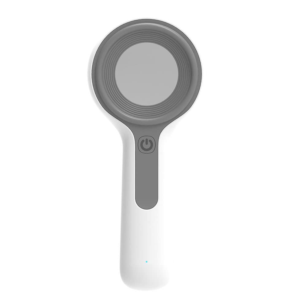 Lampe analyseur de peau portable en bois avec 16 LED et source de lumière froide médicale