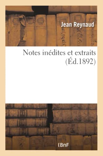 Notes Inédites Et Extraits view 2