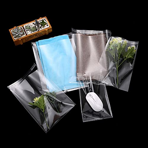 Yotelab Self Sealing Cellophane Bags, 4X6 Inch Cookie Bags, Clear Resealable Cellophane Bags Self Adhesive,100 Pcs #TOP6