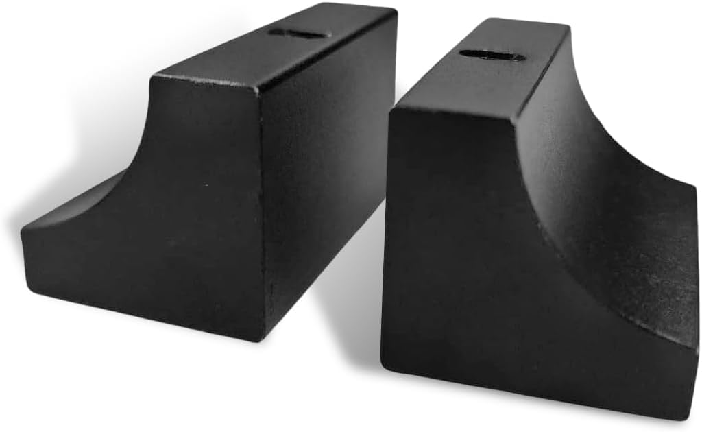 BACK 2 BASICS GOLF 2x Staggered Putting Gate Stands, Black, Anodized Aluminum, Foldable, for Putting Alignment & Control, Premium Golf Accessories