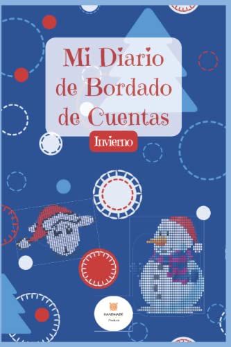Mi Diario de Bordado de Cuentas: Diario de proyectos | Papel de cuadricula Brick Stitch & Peyote | C